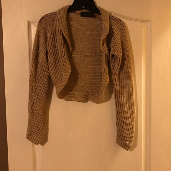 The Limited Camel with som sparkle crop sweater S - Picture 1 of 3